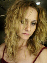 Heather Kafka as Lacy on set of JOE